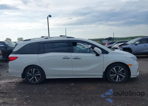 2018 Honda Odyssey Elite из США, поврежденный, VIN 5FNRL6H98JB045078